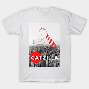 Catzilla: The Feline Megalopolis Marvel T-Shirt